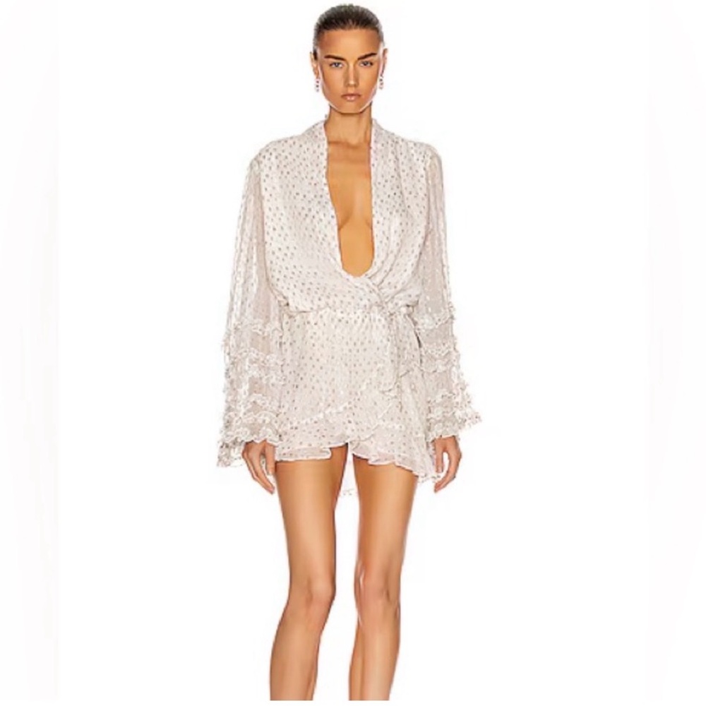 Rococo Sand Iridescent Patterned Blouse